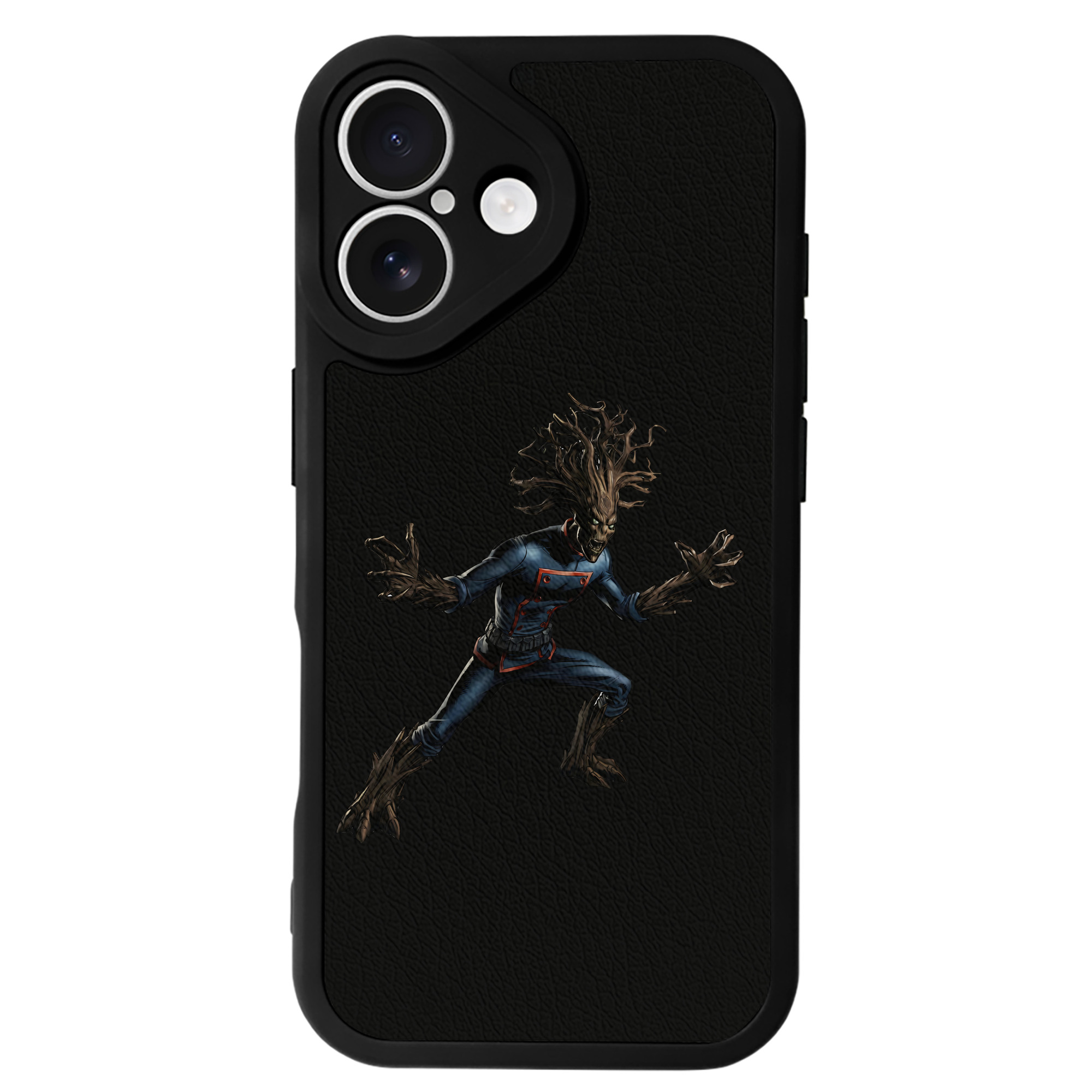 （画像用） アベンジャーズ The Avengers 【iPhone 16シリーズ対応】シリコンスマホケース（レザー調） 材質：シリコン